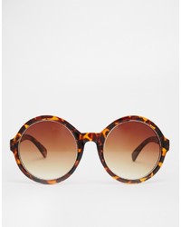 braune Sonnenbrille mit Leopardenmuster von Jeepers Peepers