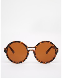 braune Sonnenbrille mit Leopardenmuster von Kensie