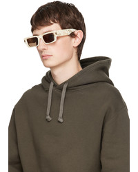 braune Sonnenbrille von Marcelo Burlon County of Milan