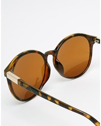 braune Sonnenbrille von Asos