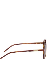 braune Sonnenbrille von Gucci