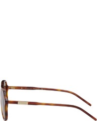 braune Sonnenbrille von Gucci