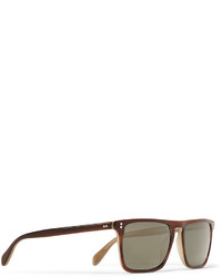 braune Sonnenbrille von Oliver Peoples