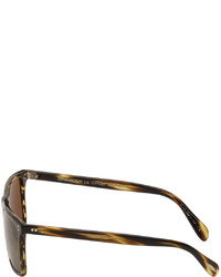 braune Sonnenbrille von Oliver Peoples