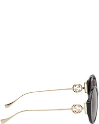 braune Sonnenbrille von Gucci