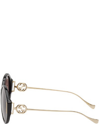 braune Sonnenbrille von Gucci