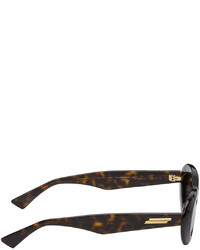 braune Sonnenbrille von Bottega Veneta