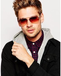 braune Sonnenbrille von Asos