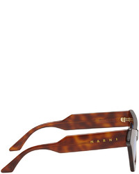 braune Sonnenbrille von Marni