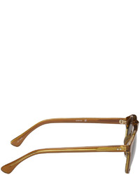 braune Sonnenbrille von Dries Van Noten