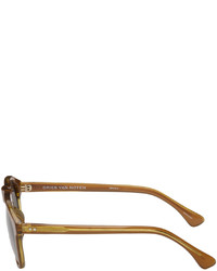 braune Sonnenbrille von Dries Van Noten