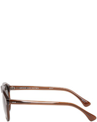 braune Sonnenbrille von Dries Van Noten