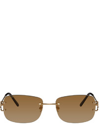 braune Sonnenbrille von Cartier