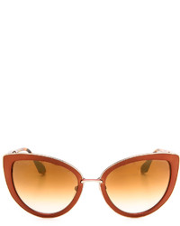 braune Sonnenbrille von Cat Eye