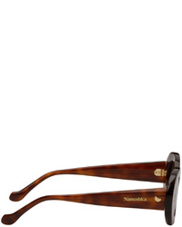 braune Sonnenbrille von Nanushka