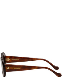 braune Sonnenbrille von Nanushka