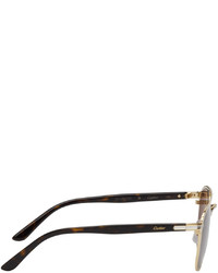 braune Sonnenbrille von Cartier