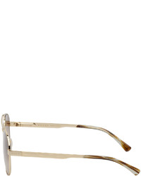 braune Sonnenbrille von Gucci