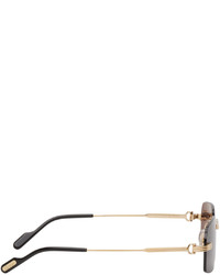 braune Sonnenbrille von Cartier