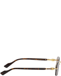 braune Sonnenbrille von Gucci