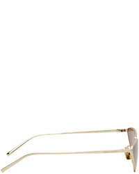 braune Sonnenbrille von Saint Laurent