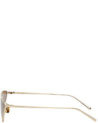 braune Sonnenbrille von Saint Laurent