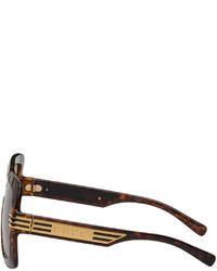 braune Sonnenbrille von Gucci