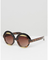 braune Sonnenbrille von Monki