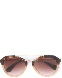 braune Sonnenbrille von Prada