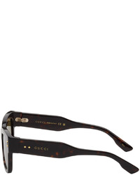 braune Sonnenbrille von Gucci