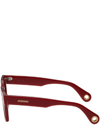 braune Sonnenbrille von Jacquemus