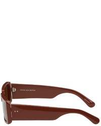 braune Sonnenbrille von Dries Van Noten