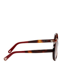 braune Sonnenbrille von Chloé
