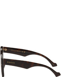 braune Sonnenbrille von Gucci