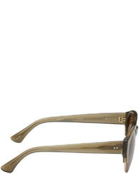 braune Sonnenbrille von Dries Van Noten