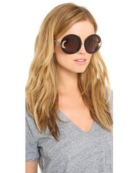 braune Sonnenbrille von Wildfox Couture