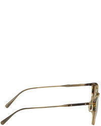 braune Sonnenbrille von Brunello Cucinelli