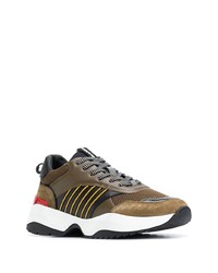 braune Sportschuhe von DSQUARED2