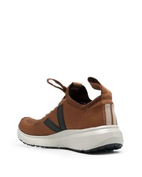 braune Sportschuhe von Rick Owens X Veja