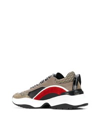 braune Sportschuhe von DSQUARED2