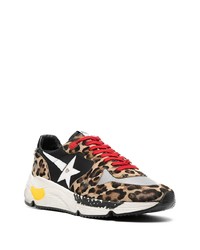 braune Sportschuhe von Golden Goose