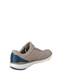 braune Sportschuhe von Skechers