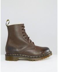 braune Stiefel von Dr. Martens