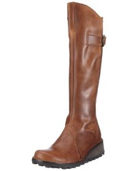 braune Stiefel von Fly London