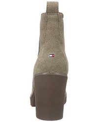 braune Stiefel von Tommy Hilfiger