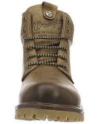 braune Stiefel von Wrangler