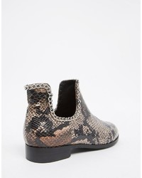 braune Stiefeletten von Asos