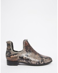 braune Stiefeletten von Asos