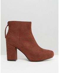 braune Stiefeletten von Asos