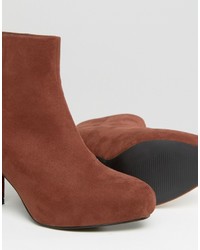 braune Stiefeletten von Asos